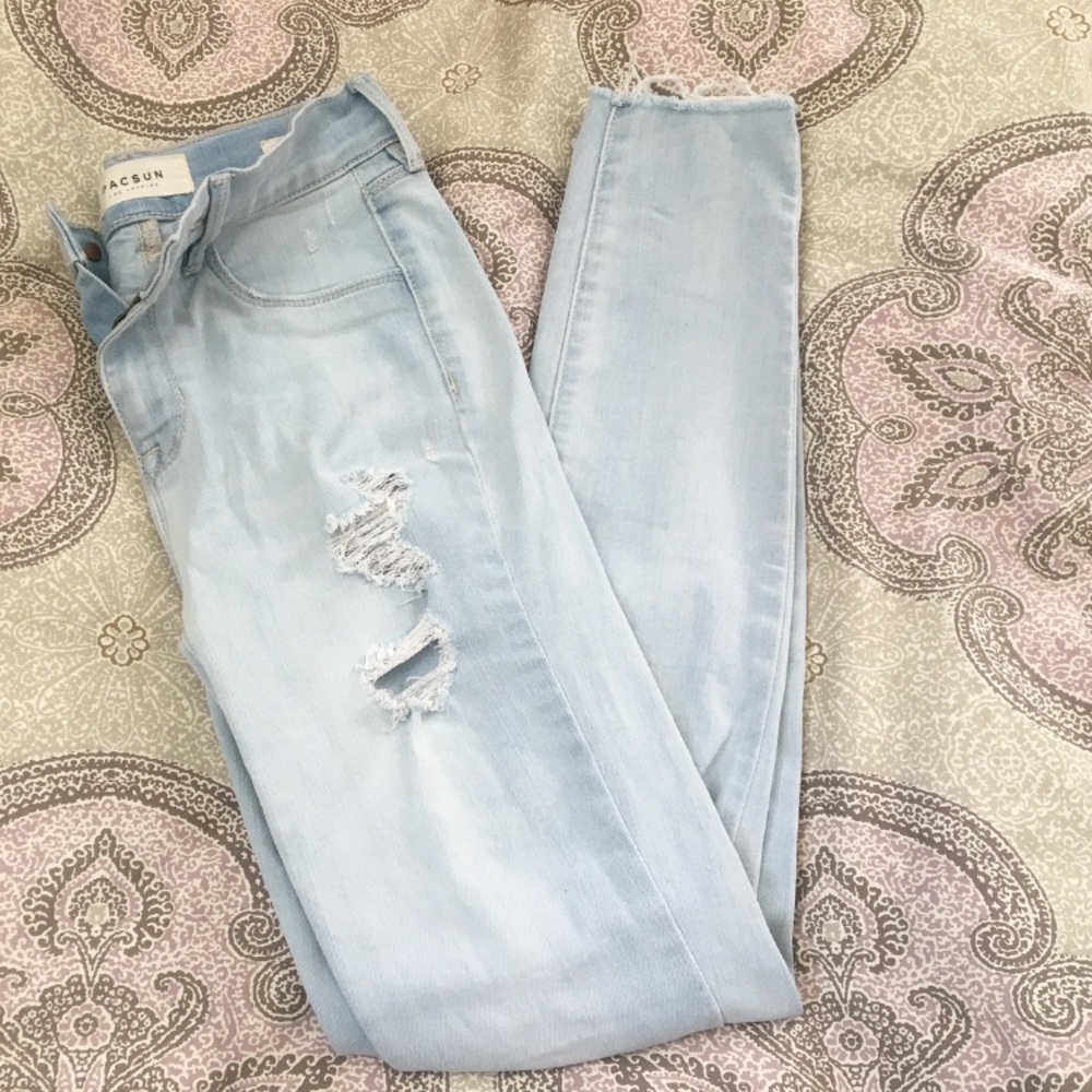 Pacsun mid rise skinny jeans